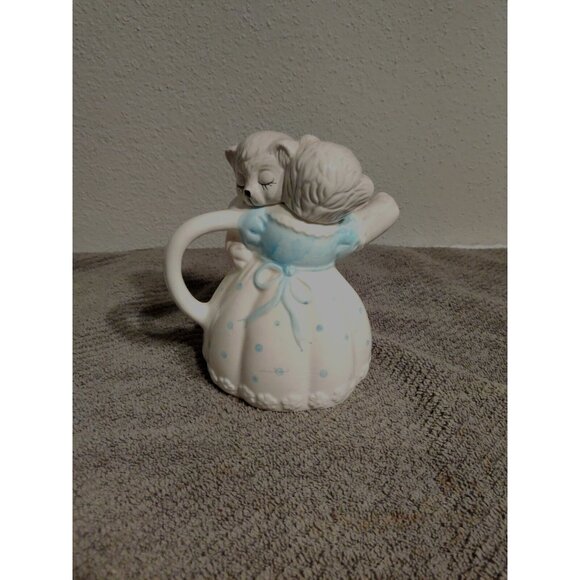 NOS Collectable Dancing Bear Teapot Waltzing Couple 8.5" Kitschy Cottage Core - Picture 3 of 9
